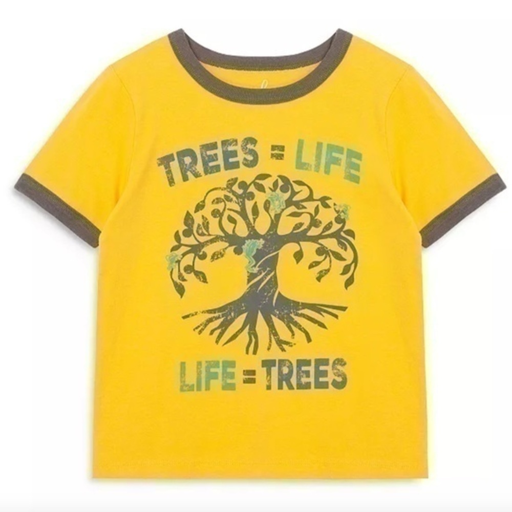 NWT Peek Kids Trees = Life Ringer Graphic Tee Shirt sz 3T or 3 Toddler